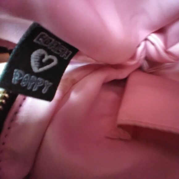 Brown canvas with leather trim Coach purse - Picture 3 of 9